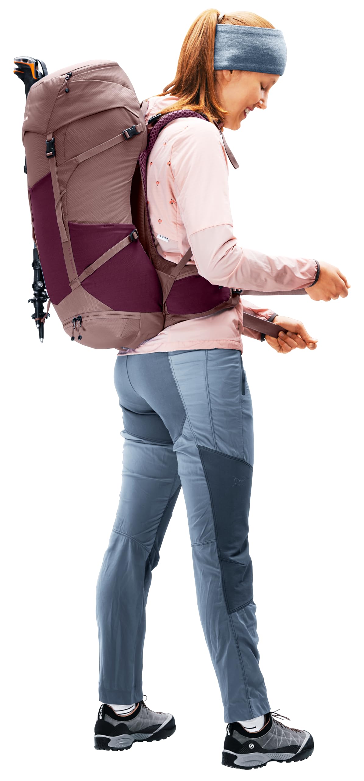 deuter Futura 24 SL Sac à dos de randonnée pour femmes avec dos en filet et housse de pluie
