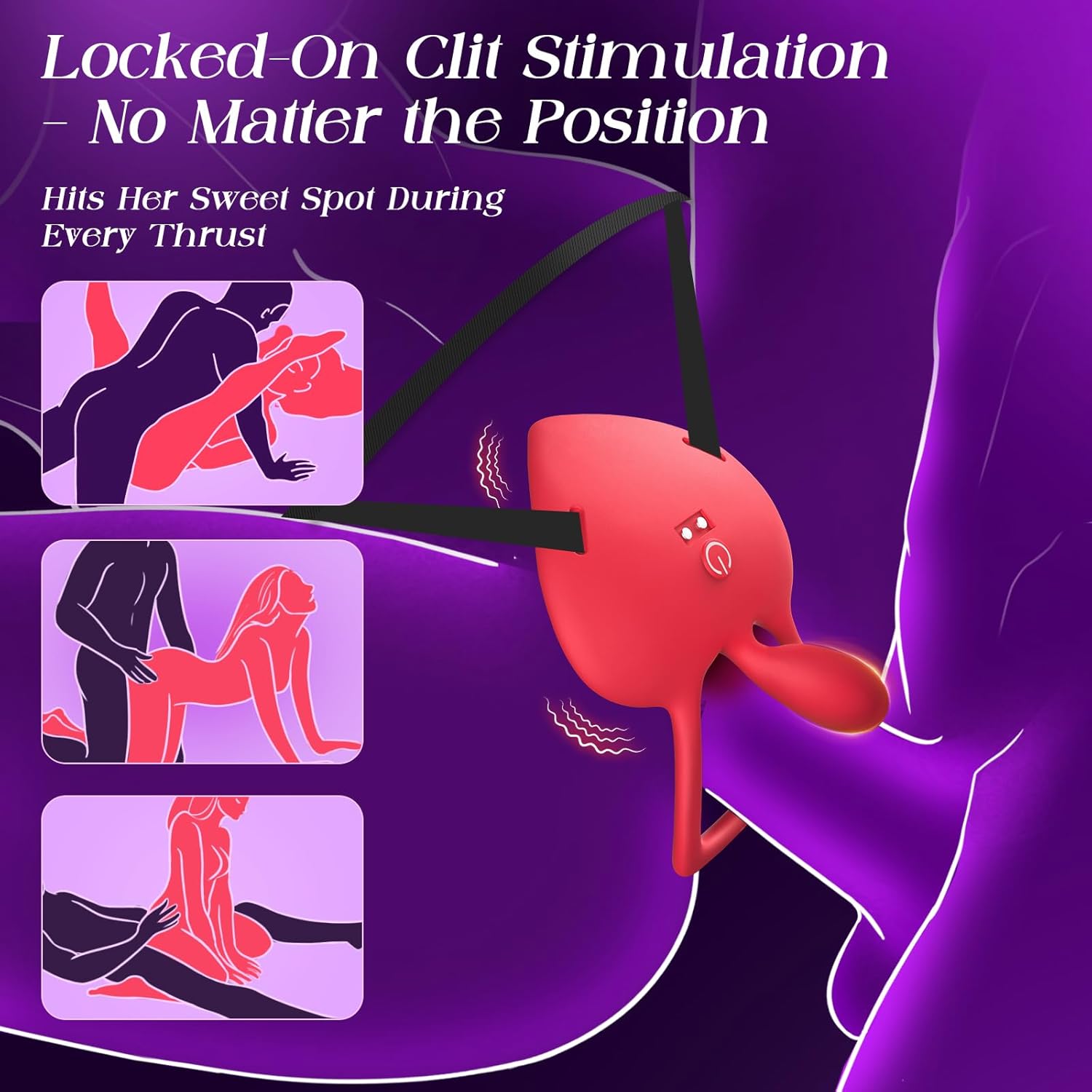 Couples Sex Toys Wearable Vibrator - MOOLIGIRL Vibrating Panties for Women Men with Flexible Bulb ＆ 9 Vibrations Modes G Spot Adult Toy, Clitoral Stimulator BDSM Cock Ring Remote Control