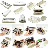 Amazon | [チャム] 長財布 かぶせ プランプ 大容量 箔