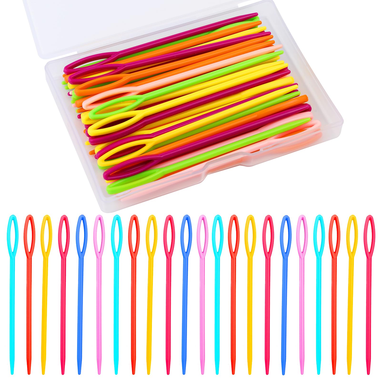 50 Aghi Da Cuco In Plastica Con Occhi Grandi ... - DHgate