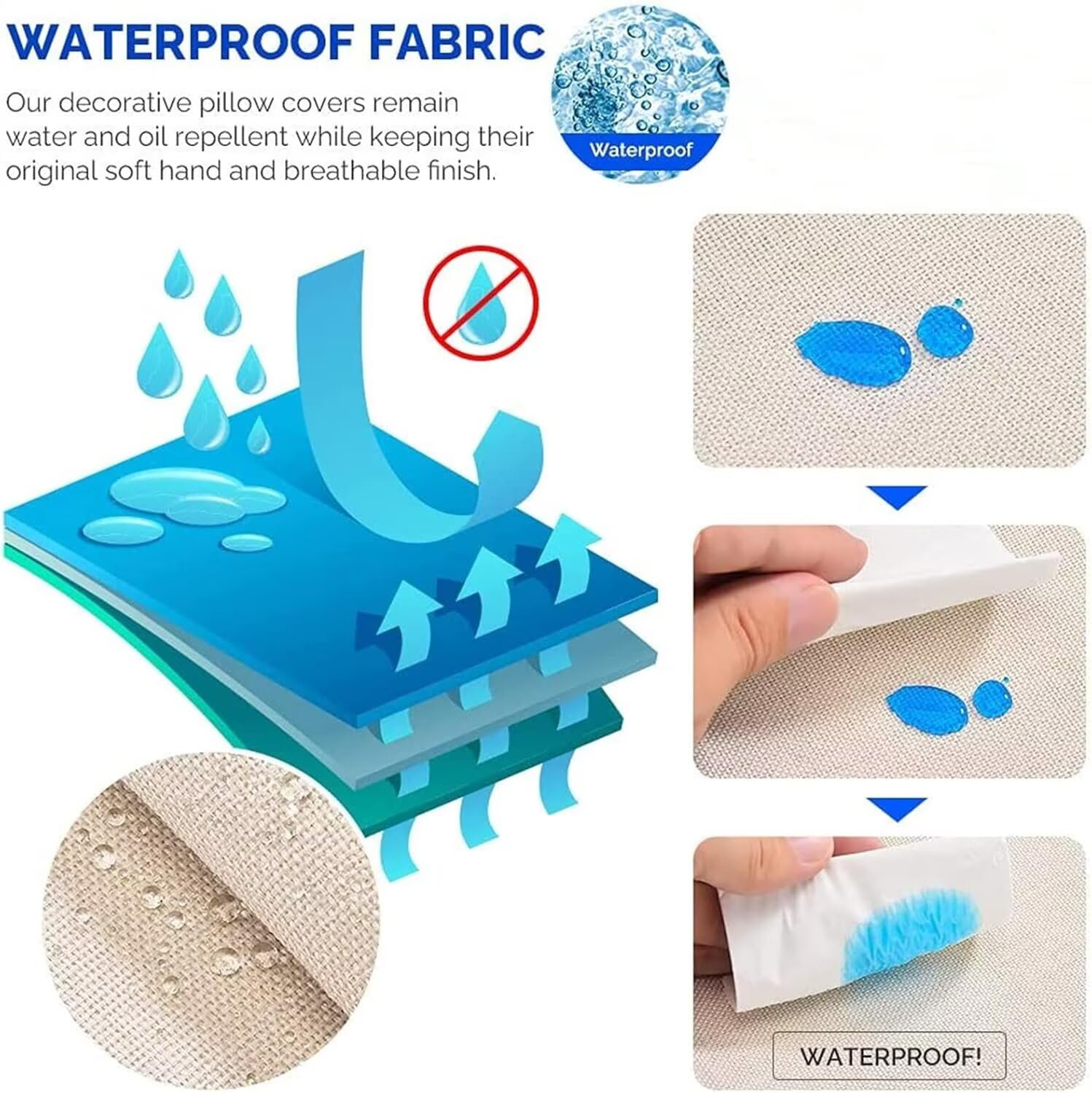 Juego de 4 Fundas Cojines Rosa Funda Cojin 60x60 cm Doble Cara Lino Cojines Cama Decorativos, Exterior Impermeable Funda Cojin con Cremallera Oculta para Patio Jardín Interior Sofá Planta Flor R-351