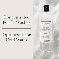 Vista 5 de The Laundress Whites Detergent, detergente líquido concentrado para ropa, blanquea e ilumina la ropa, resistente a las manchas, aroma clásico, 32