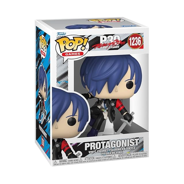 Funko Pop! Games: Persona - 30th Anniversary - Male Protagonist - Figura de Vinilo Coleccionable