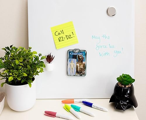 Miniatura 5 de AQUARIUS Star Wars C3PO - Figura de acción con imán para refrigerador, casillero, pizarra blanca y sala de juegos, productos y coleccionables con