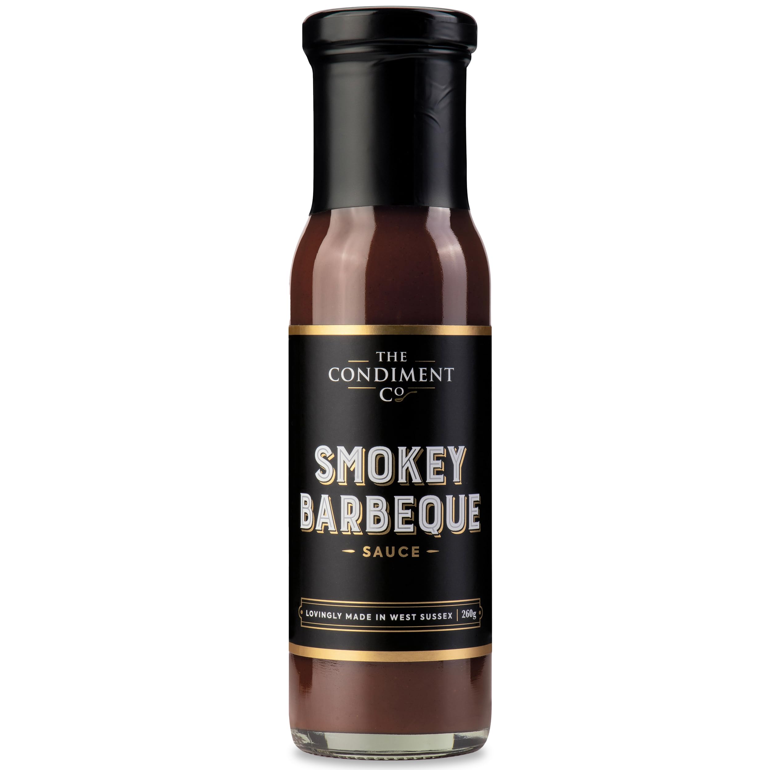 The Condiment Company Smokey Barbecue Sauce 260g, Use As BBQ Rib Sauce & For Burgers, BBQs, Gift Set & Cooking