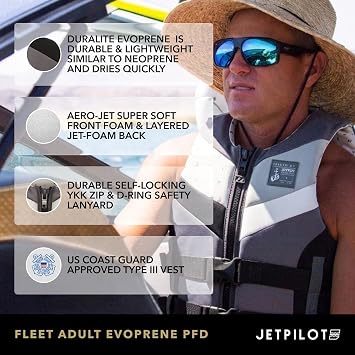 Jetpilot Fleet Evoprene Life Jacket PFD