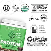 Vista 3 de Proteína de arroz integral en polvo con BCAA y aminoácidos, batido de proteína de arroz crudo libre de gluten, baja en carbohidratos, libre