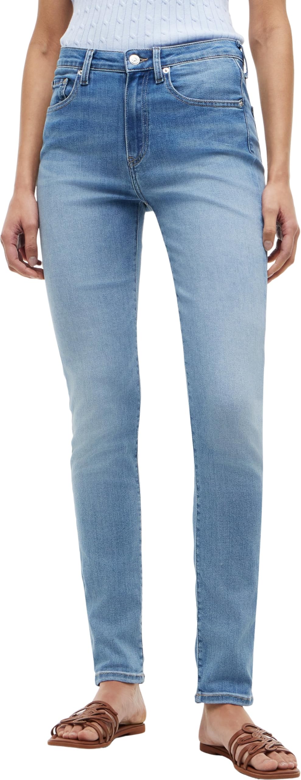 Tommy Hilfiger Women's Como Skinny Katy Rw WW0WW49945 Skinny, Denim (Katy Light), 31W / 30L