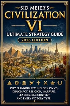 Sid Meiers Civilization VI Ultimate Strategy Guide 2026 Edition City Planning, Technology, Civics, Diplomacy, Religion, Warfare, Leaders, DLC Content, and Every Victory Type