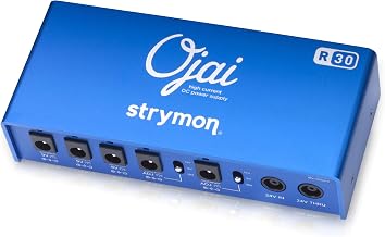 Ojai R30 High Current Guitar Pedal Power Supply Expansion Kit for 9V, 12V and 18V Effects Pedals, Five Outputs Provide 500mA of Current Each
