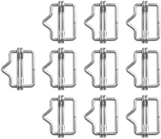 Electric Fence Polytape Splicer, 1-1/2 Inch Polytape Buckle, Poly tape Splicer,s Fencing Polytape Connectors, 10 Pack