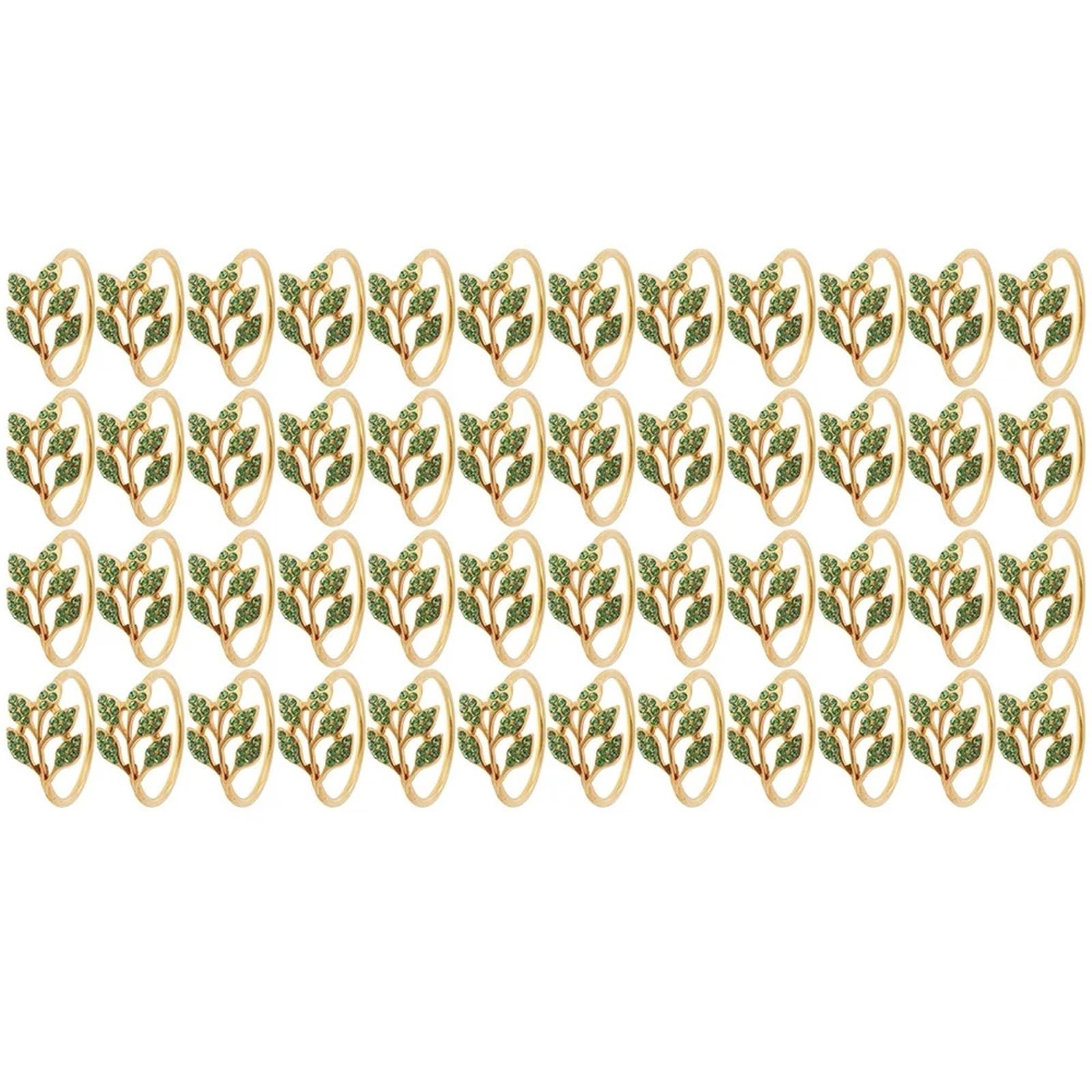 Edvkrgqx Style A Table Decor Napkin Rings, 48Pcs Point Diamond Design Napkin Rings Metal Table Decor For Weddings Parties Birthdays