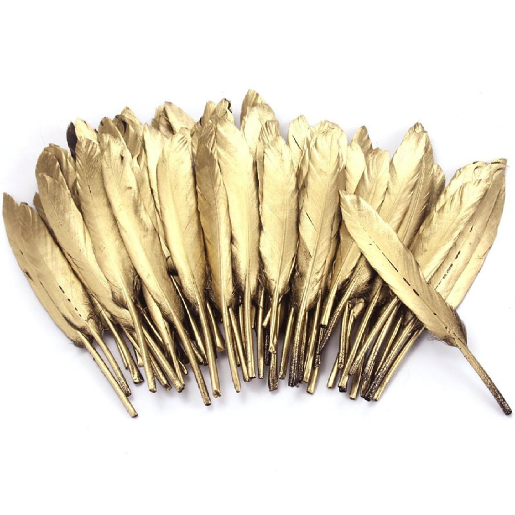 Nastro di piume coda, frange, for accessori carnevale con decorazioni nuziali artigianali(Silver 4 6 Inch)