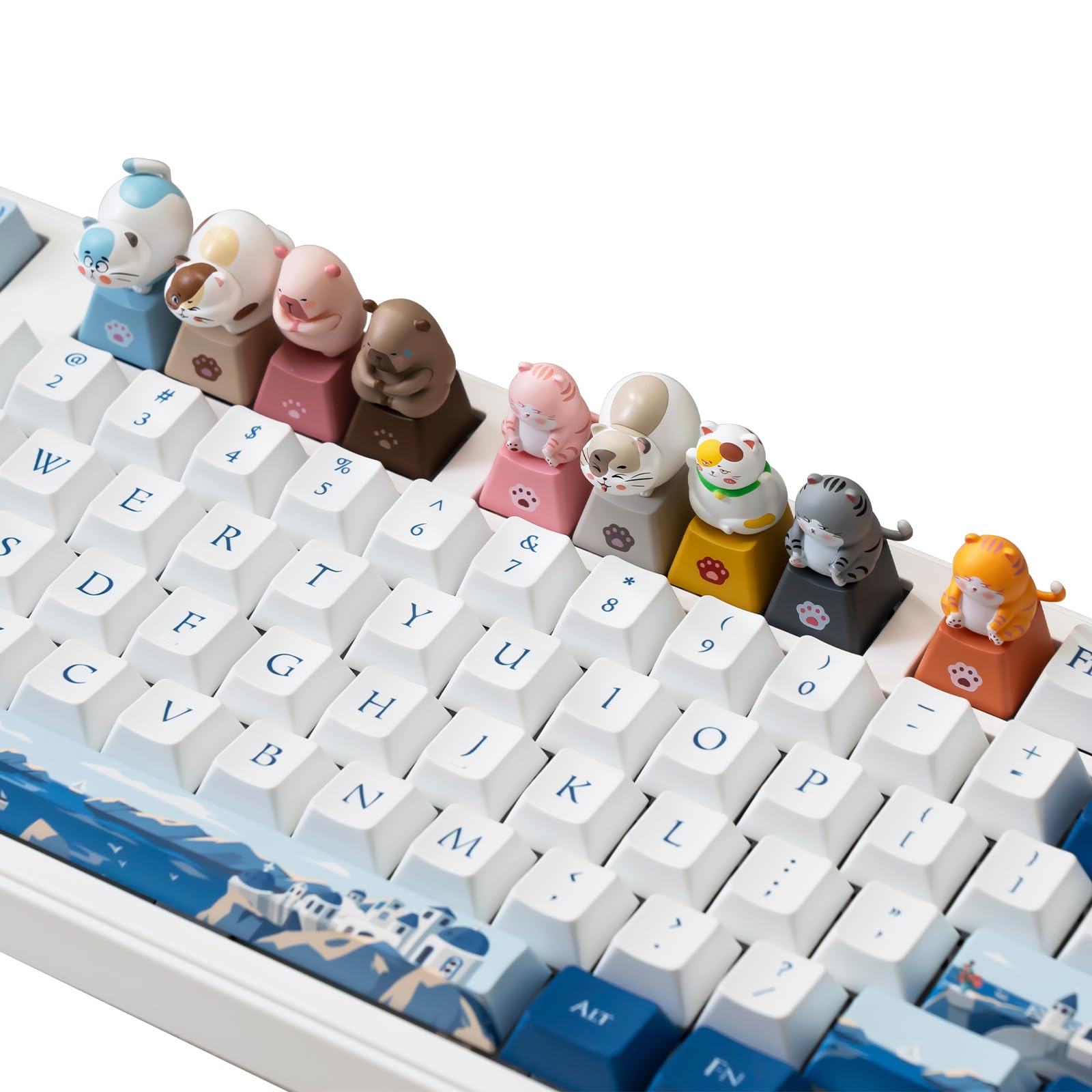 Artkey　artisankeycap セット売り Amazon.com: Akko Keycaps Set, Zoo Artisan Keycap Set 9 Animals R4