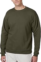Vista 74 de Hanes Men's Ecosmart Fleece Sweatshirt, Pullover Crewneck Sweatshirt, Big & Tall, 1 or 2 Pack Denim Blue - 1 paquete