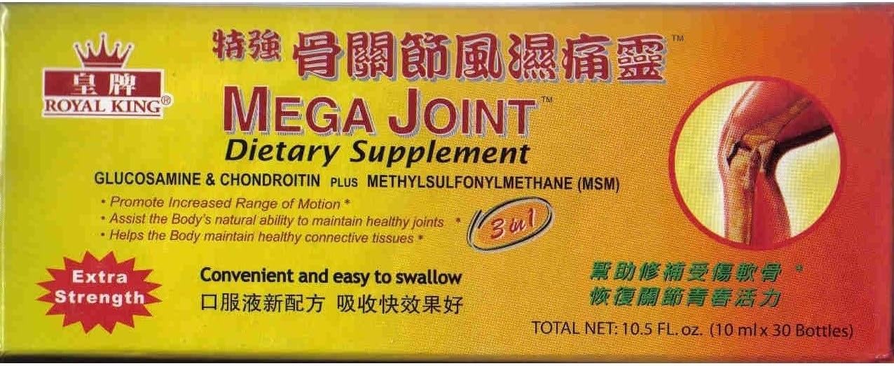 Mega Joint Dietary Supplement Liquid Glucosamine and Chondroitin (12) Health