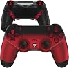 Control inalámbrico HEXGAMING NEW EDGE compatible con PS4 - 4 botones traseros, 6 perfiles, gatillos rápidos, palancas intercambiables - Shadow Red por HEXGAMING 1