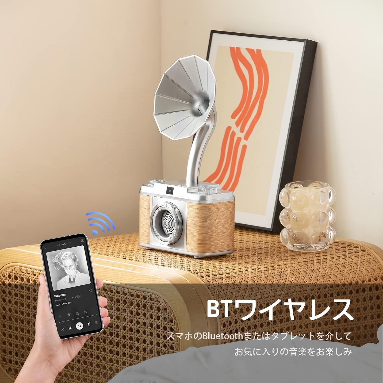 Eikosch Portable Radio FM, Retro Radio with Built in Speakers, Bluetooth 5.0 Vintage Style Speaker - Image 5