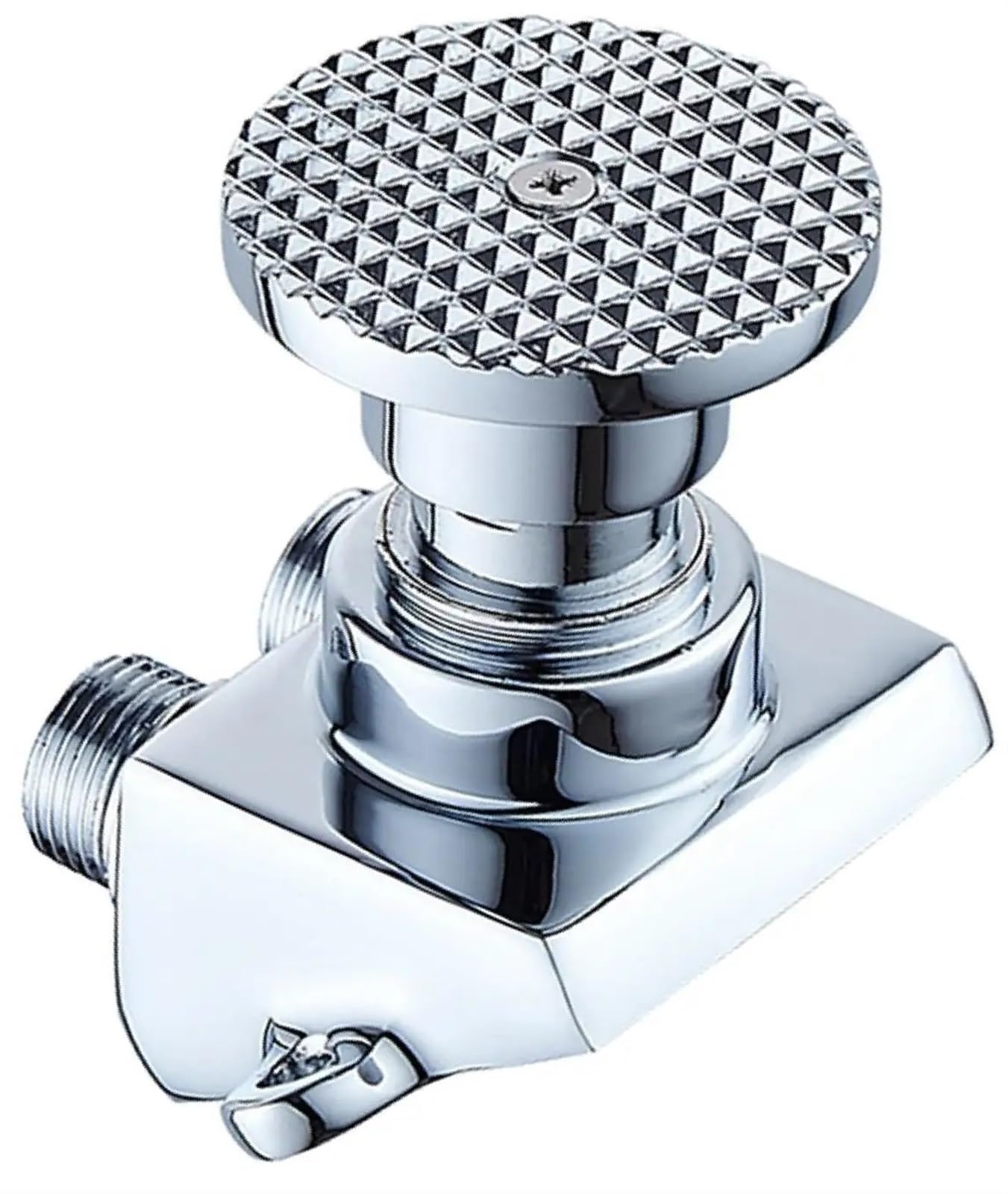 Grifo de pedal para lavabo de baño con diseño inclinado para un control preciso del agua