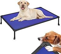 Vista 9 de Veehoo Cama elevada para perros a prueba de mordidos, cama elevada indestructible para masticadores agresivos, plataforma de entrenamiento