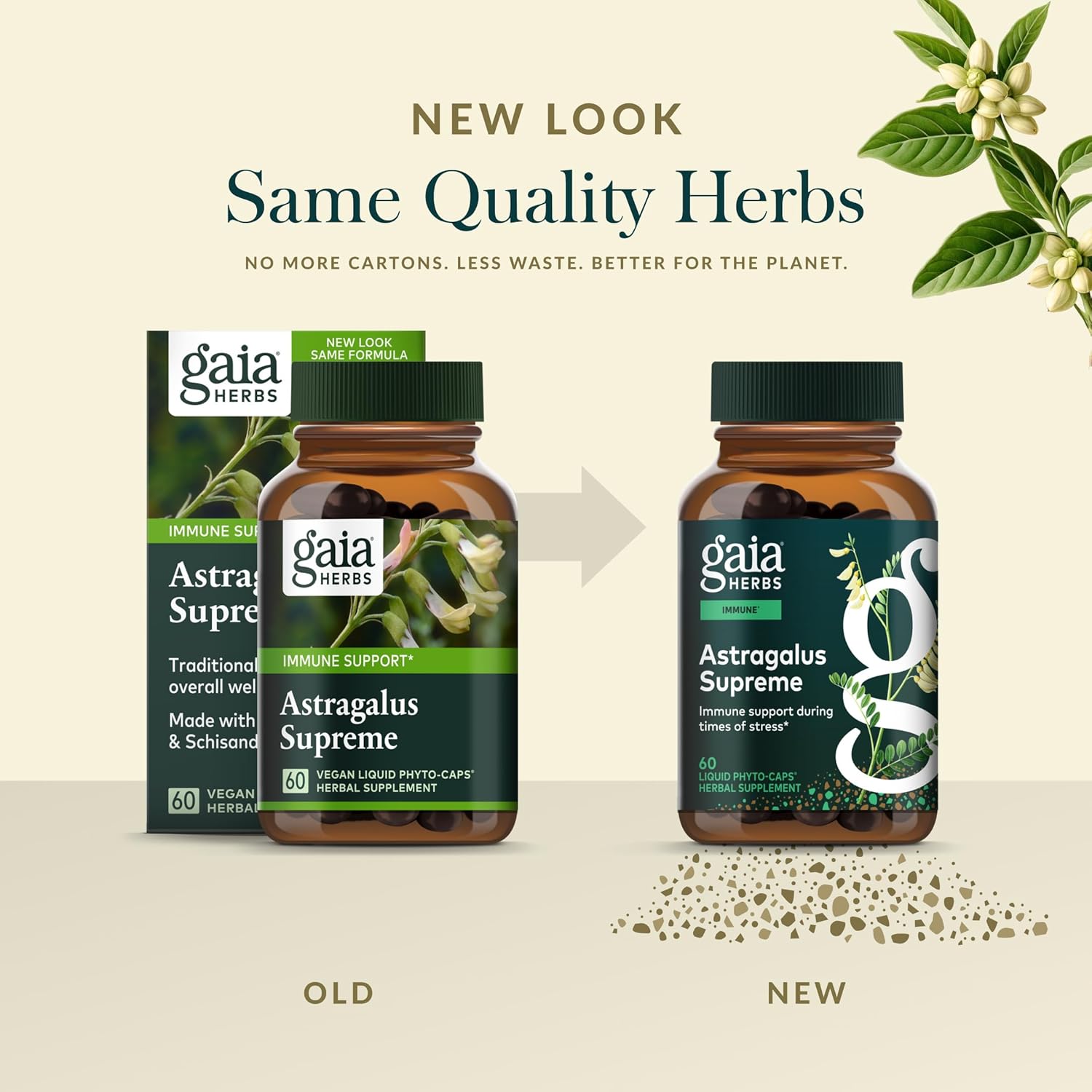 Gaia Herbs Astragalus Supreme - Immune & Antioxidant Support* - Herbal Supplement with Astragalus Root, Schisandra Berry & Ligustrum - 60 Vegan Liquid Phyto-Caps (30 Servings) - Image 6