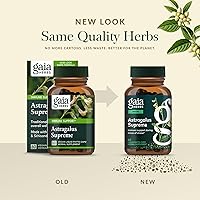 Vista 6 de Gaia Herbs Astragalus Supreme - Suplemento de hierbas de apoyo inmunológico y antioxidante, con raíz de astrágalo, baya de Schisandra y ligustrum