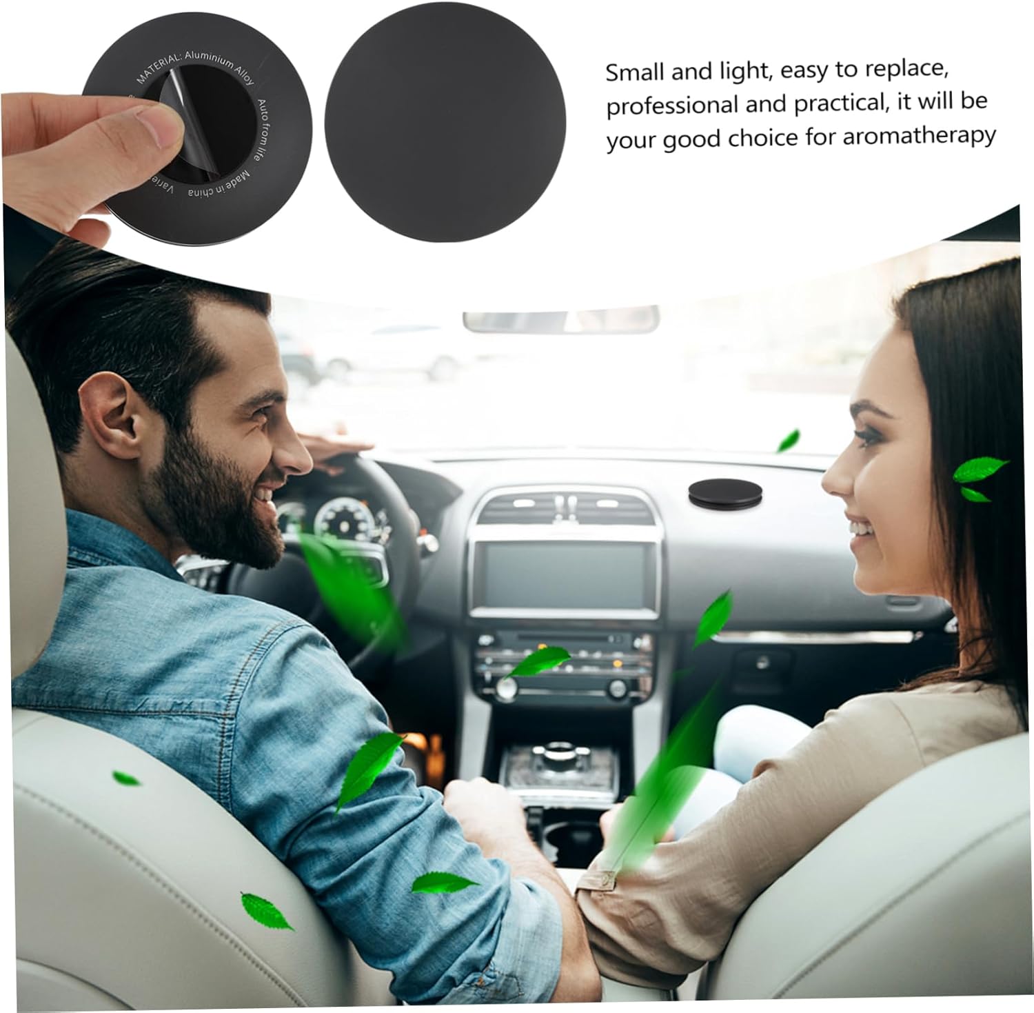 SUPVOX 2sets Car Freshener Diffuser Auto Aroma Machine Easy to Replace Tablets