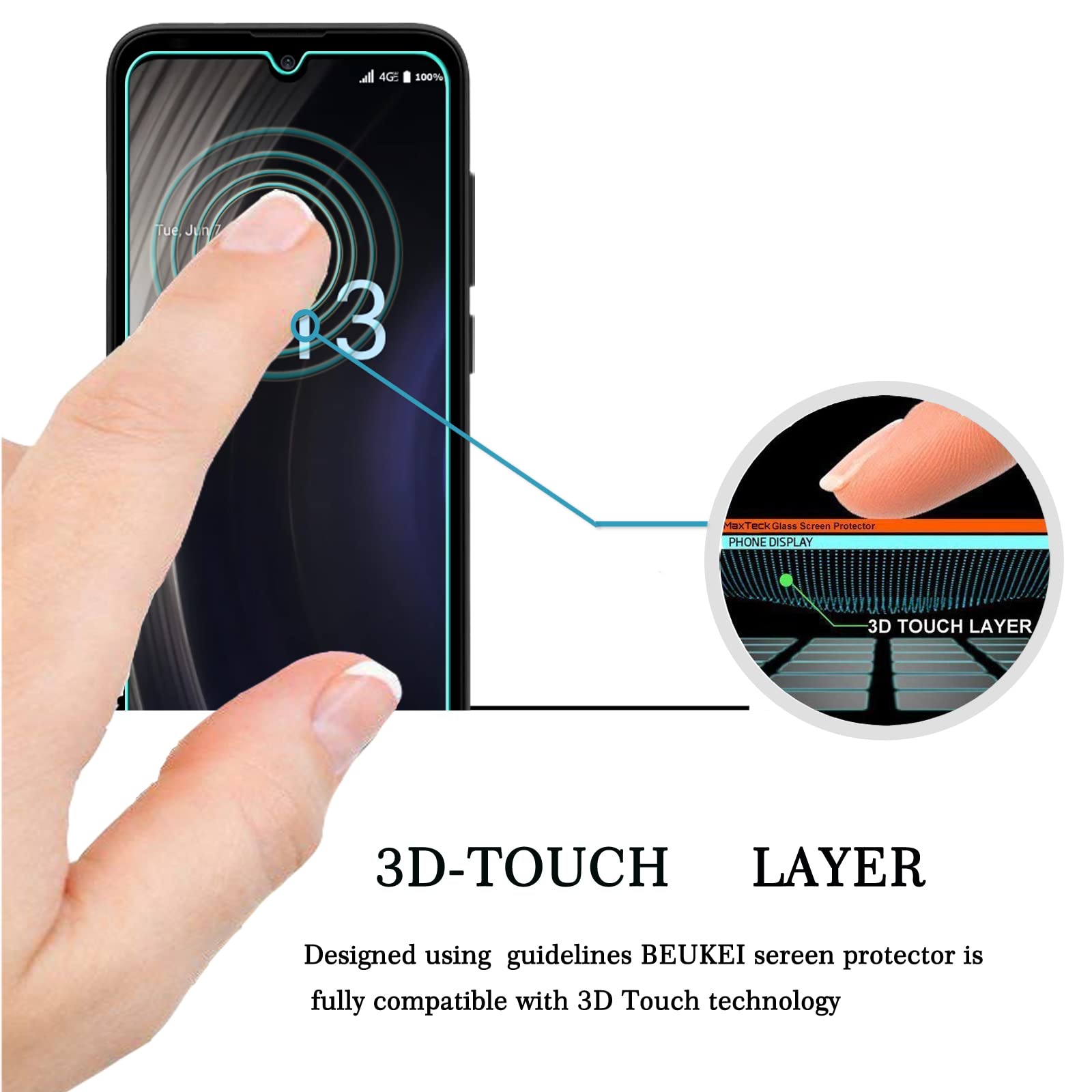 WaIR LCD Clear HD Screen Protector for Android Phone Motorola Moto G Play (2023)