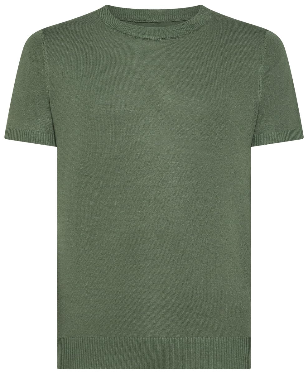 CZ - T-Shirt Uomo Jersey Cotone Maglia Polo Elegante Slim Fit Maglietta Classica Traspirante Manica Corta Casual Raffinata