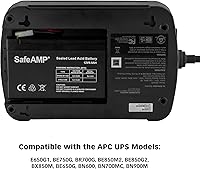 Vista 3 de UPS 9.5Ah, 12V Batería de repuesto RBC17 Compatible con modelos de UPS APC E650G1, BE750G, BR700G, BE850M2, BE850G2, BX850M, BE650G, BN600, BN700MC