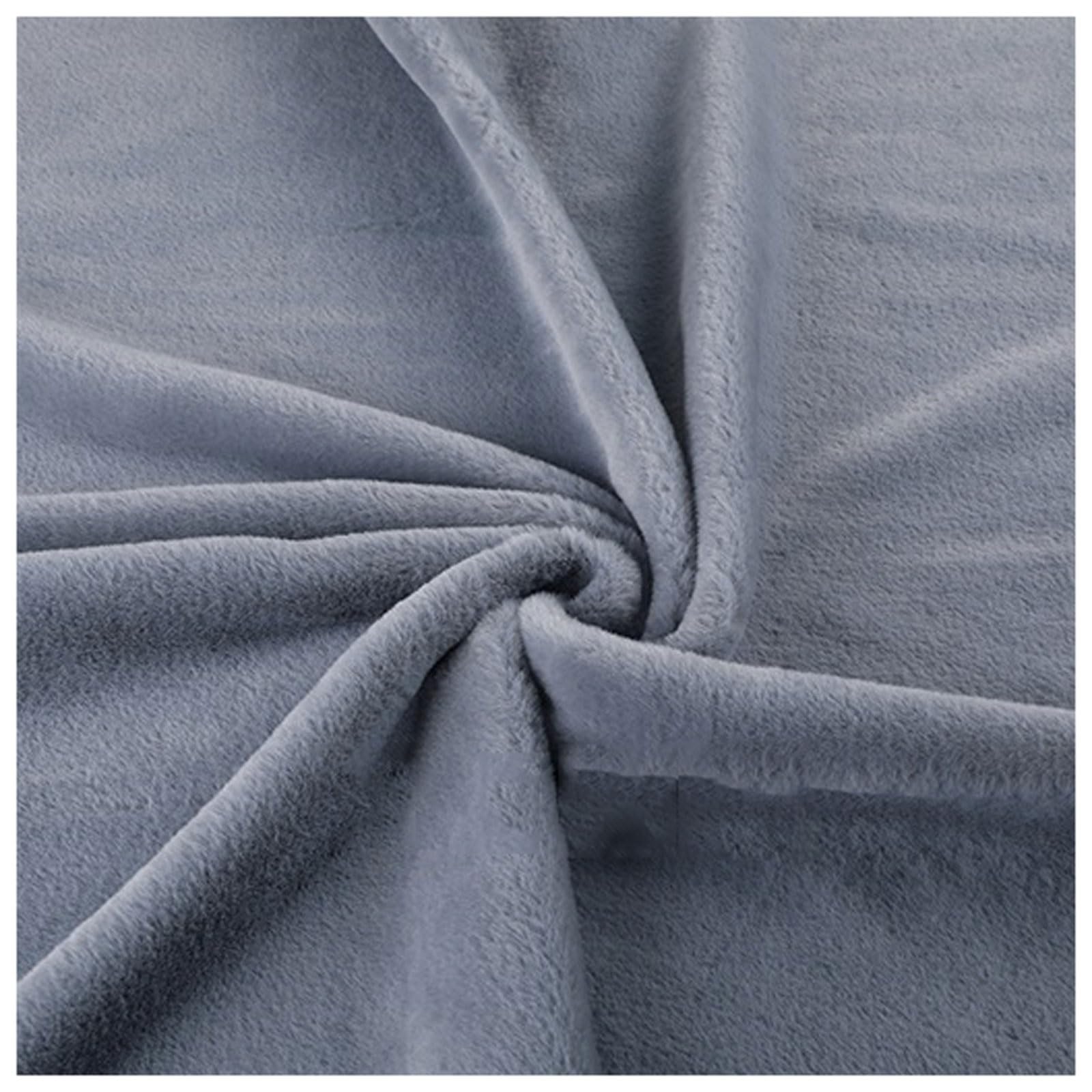 Fluffy Furry Faux Fur Fabric 8mm Short Pile Fabric Material Soft Faux Fur Textiles for Dressmaking, Costume, Arts, Crafts, Home Décor, Accessories, Scarves, 50x50cm/50x160cm (Color : Grey, Size : 50