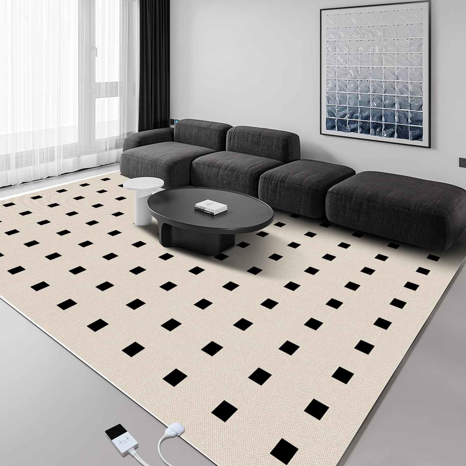 Amazon.com: NujorWarm Graphene Electric Heating Carpet Soft Plush