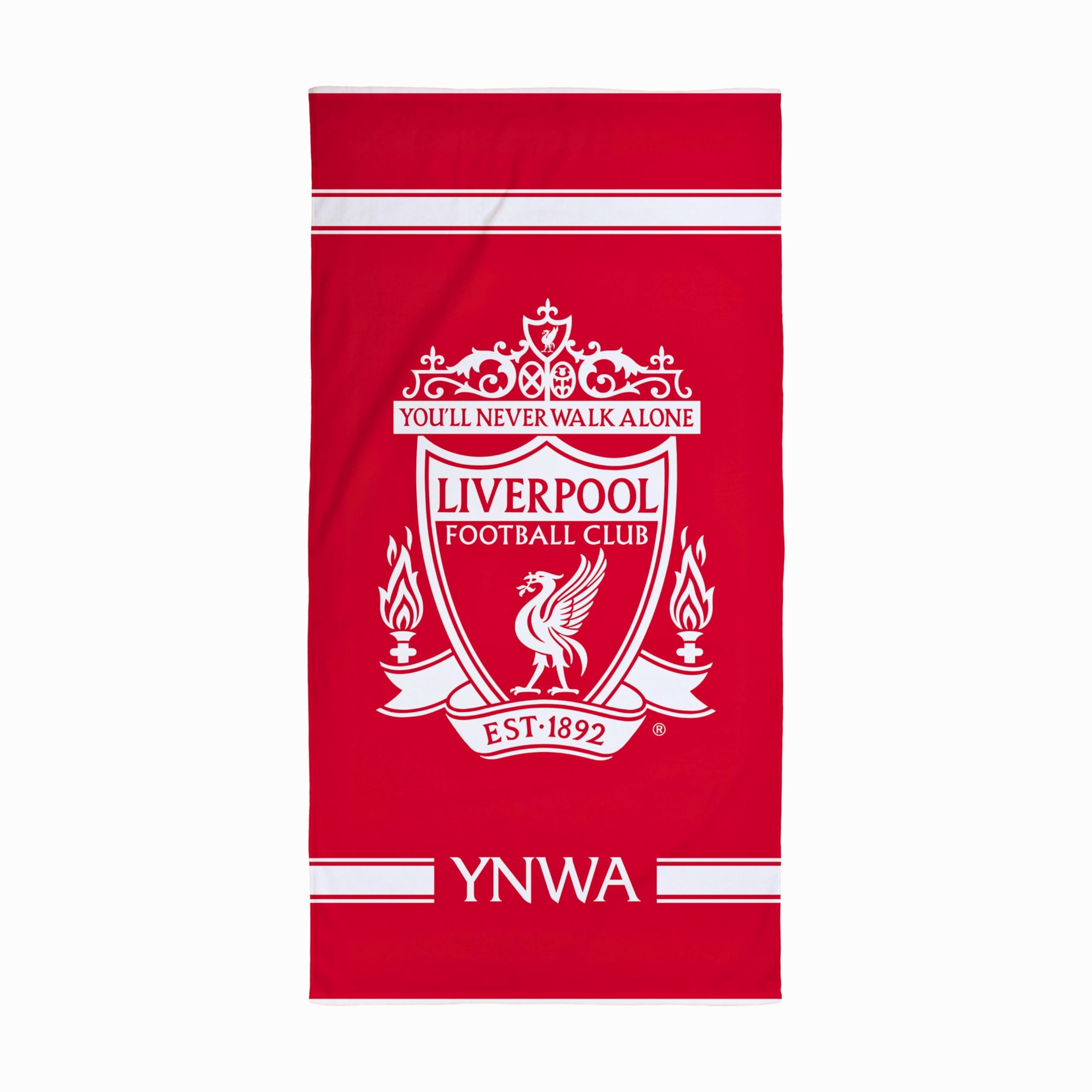 Serviette Douce Liverpool FC YNWA - Parfaite pour la Maison et la Plage