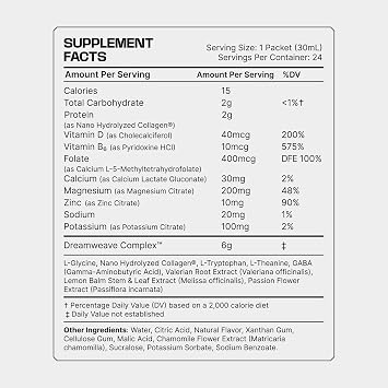 Frog Fuel Reset Liquid Sleep Supplement Shot, Chamomile Honey, 24 pk