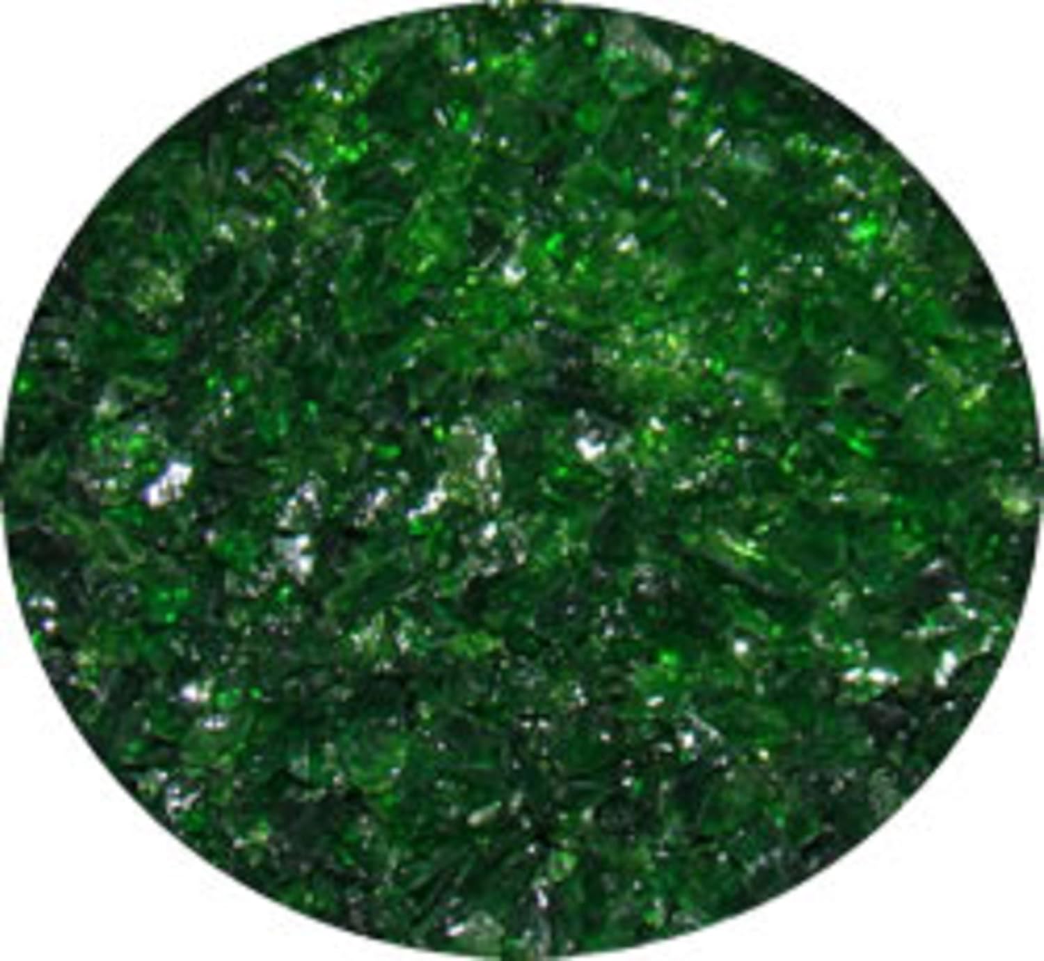 Aventurine Green Transparent Medium Frit, 8.5 Oz - 96 Coe