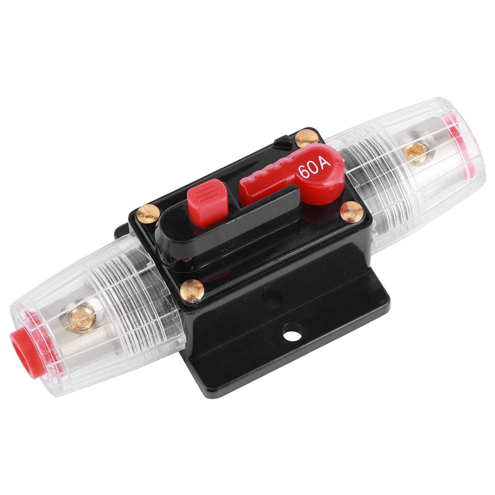 PRZEŁĄCZNIK UCHWYTU BEZPIECZNIKA AUTO RESET DO OCHRONY Do AudiO SAMOCHODU SAMOCHODOWEGO 12V 60A
