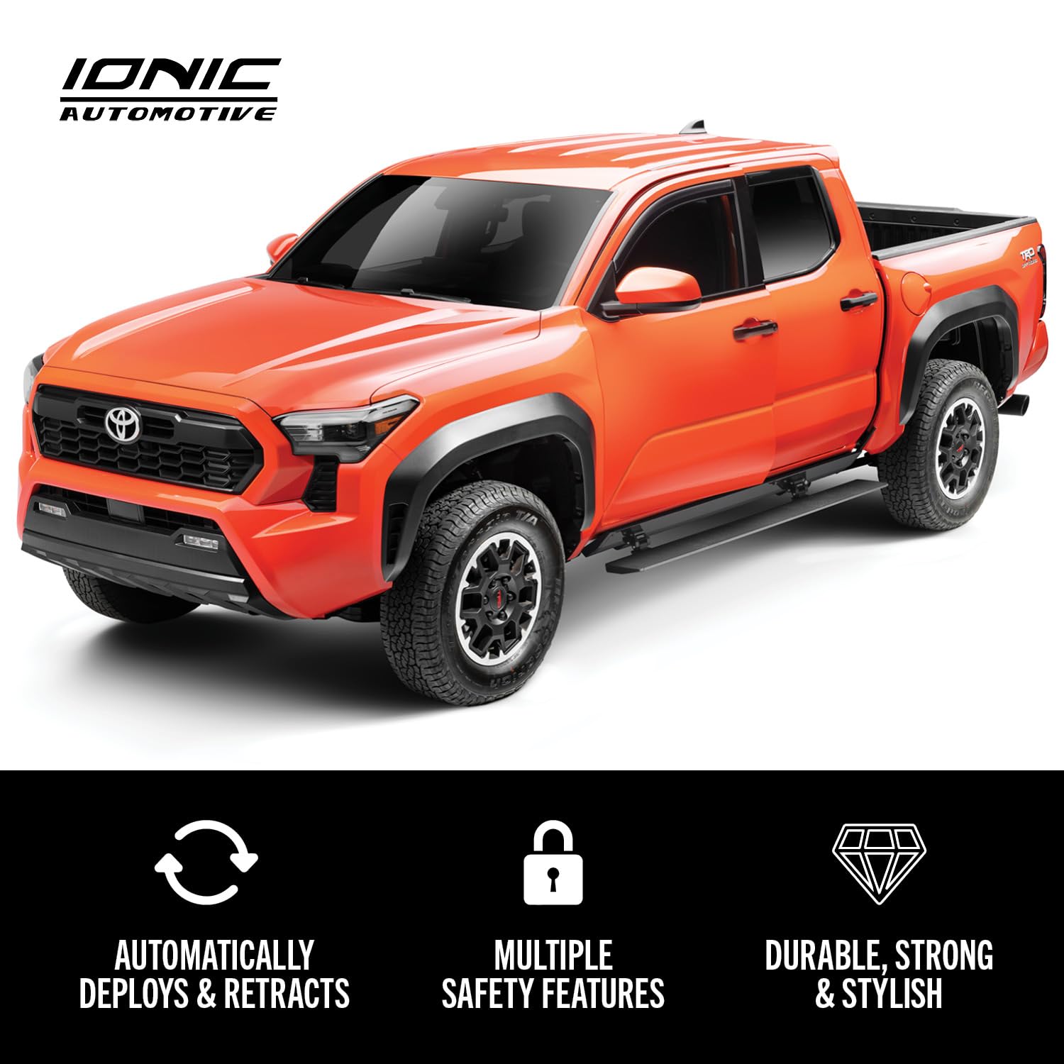 Ionic Electric Running Boards for Toyota Tundra Crew Max | G1444587 | Side Steps for 2022-2025 Toyota Tundra Crew Max