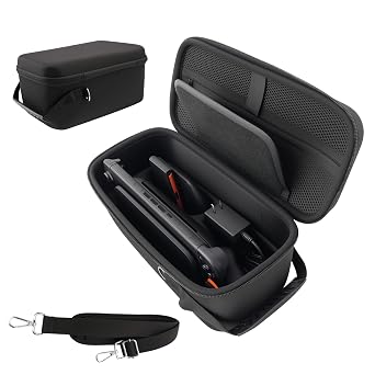 ANYHF Carrying Case for Nintendo Switch 2 (2025), All in One Protective Hard Shell Portable Travel Case for Switch 2, High-density Weave Nylon, Lightweight and Large Capacity, Black