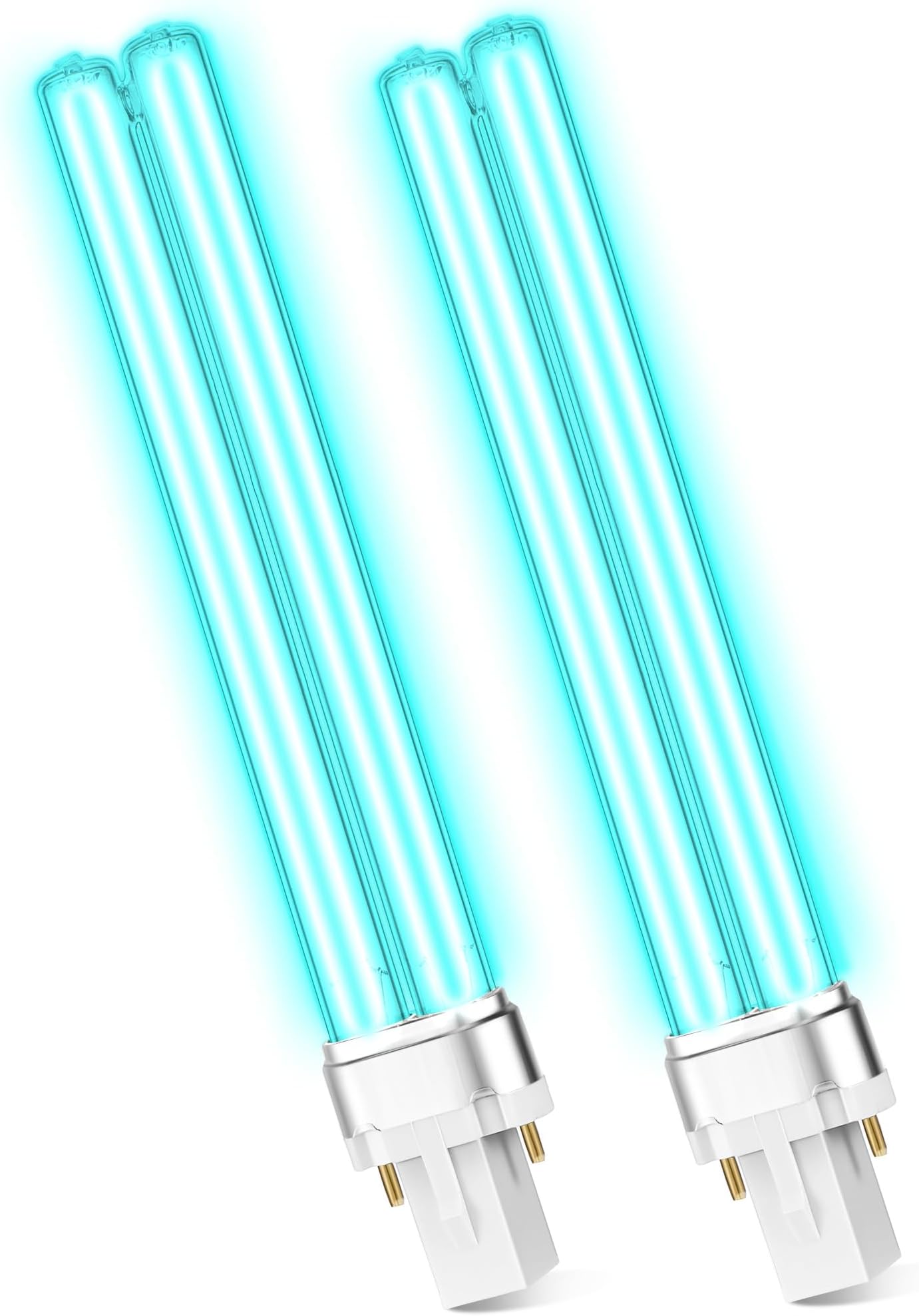 Qualirey 2 Pcs 9W UV G23 Light Bulb, Compatible with D200 R18 R18D R2000