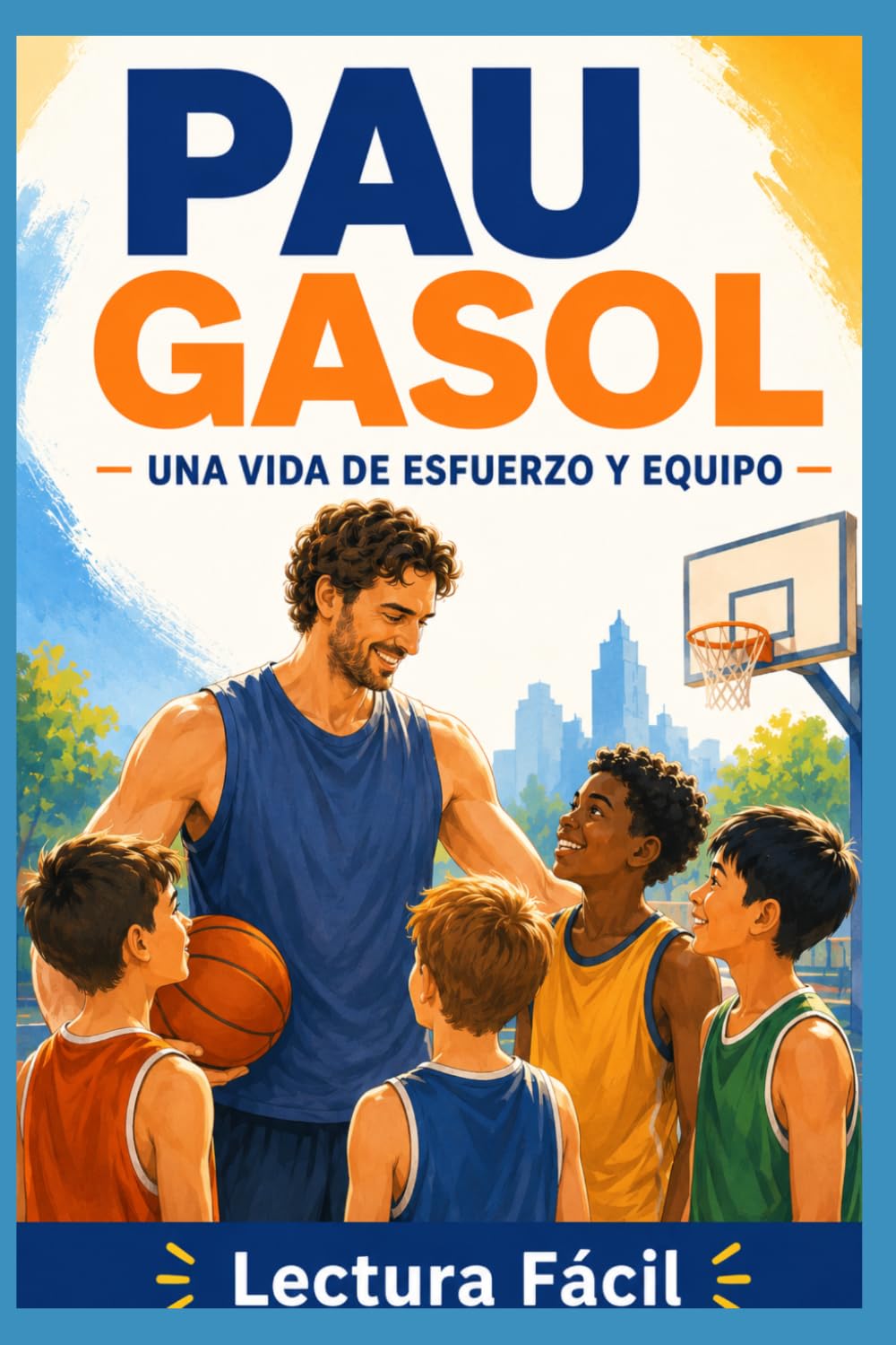 Pau Gasol: una vida de esfuerzo y equipo: Biografía en lectura fácil sobre superación, baloncesto y valores