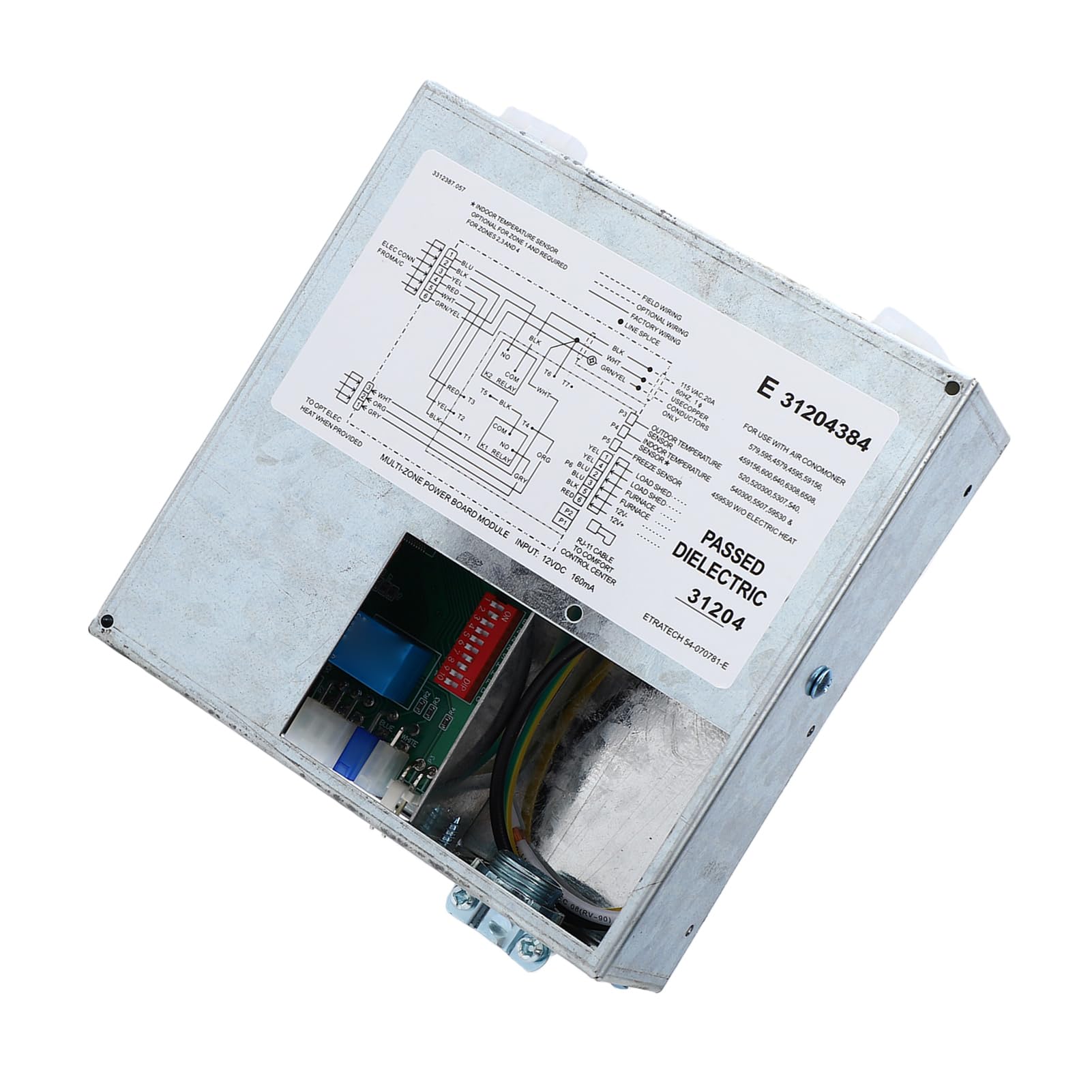 Tbest Kit Termostato RV Multizona, Ricambio per Condizionatori Duo Therma