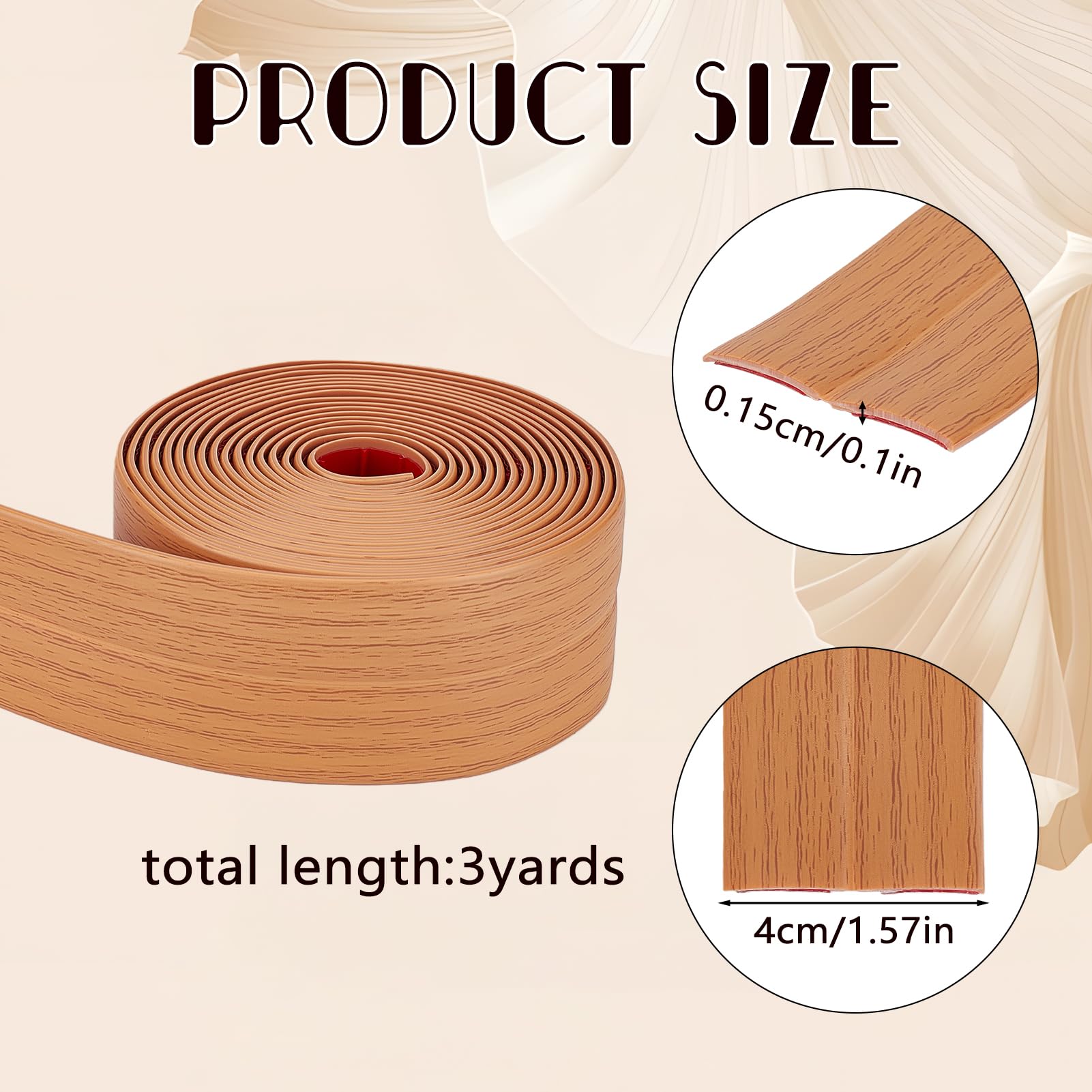 NICENEEDED Wall Corner Protector, Peel and Stick Wall Molding Trim Flexible Corner Guard Edge Protector - Image 2