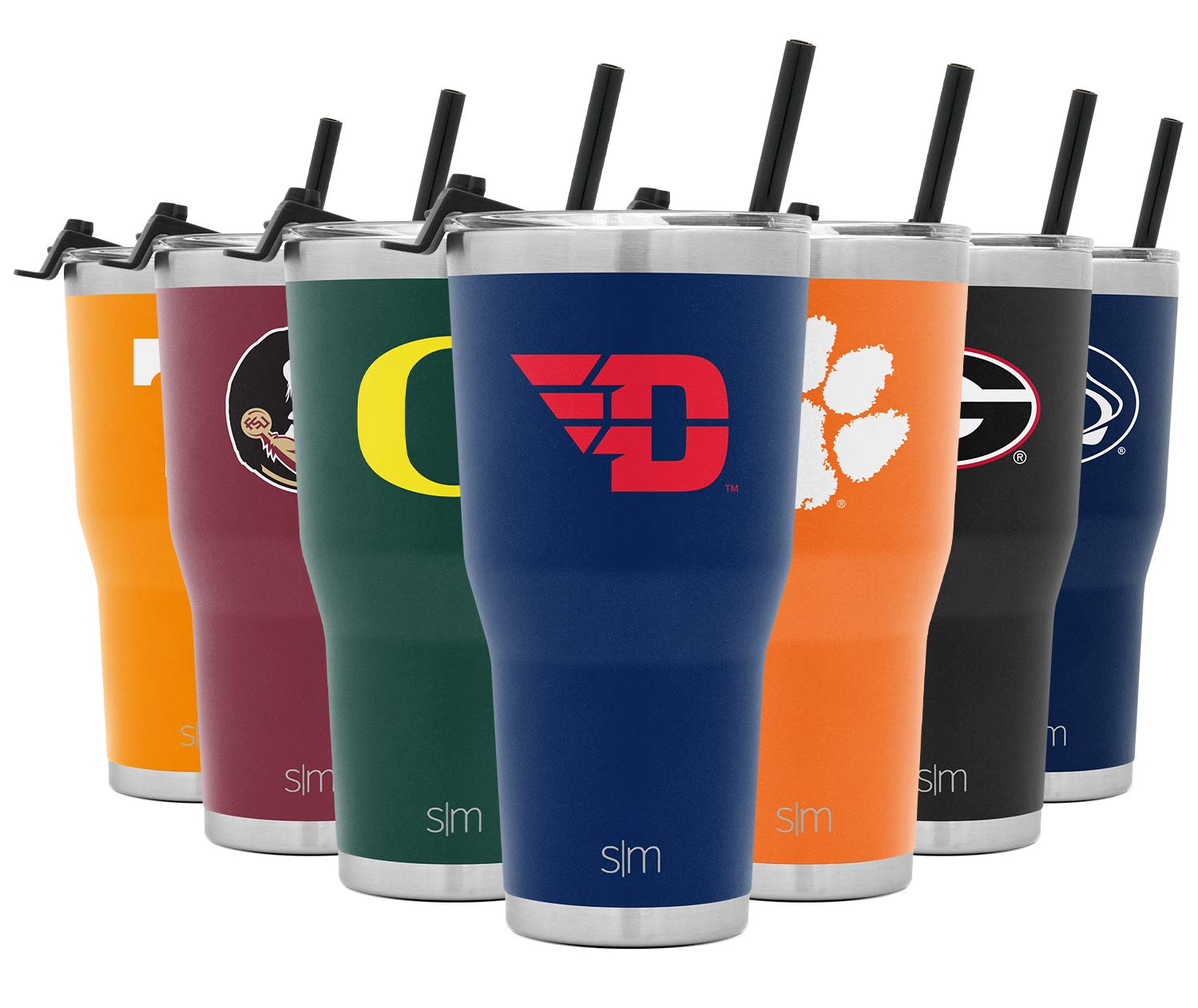 Simple Modern Officially Licensed Collegiate Cal State Fullerton Titans Tumbler with Straw and Flip Lid | Insulated Stainless Steel 30oz Thermos | Cruiser Collection | Cal State Fullerton