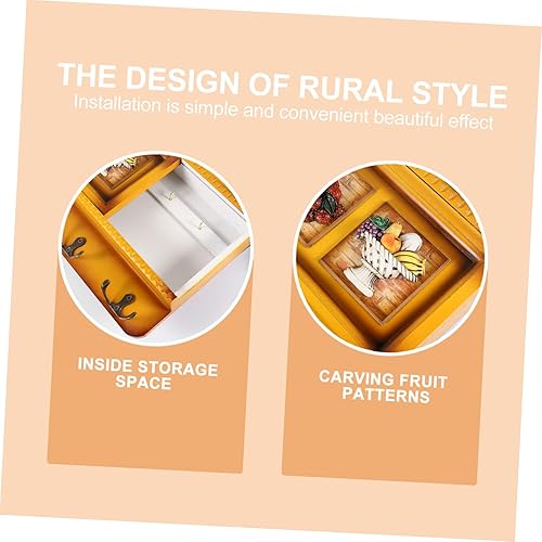 Miniatura 4 de 1 soporte de exhibición de estante de pared de madera montado en la pared