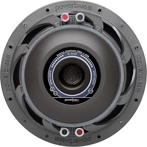 Miniatura 3 de PowerBass XL-844D - Subwoofer de 8 pulgadas Dual 4-Ohm VC 200Wrms  400Wmax