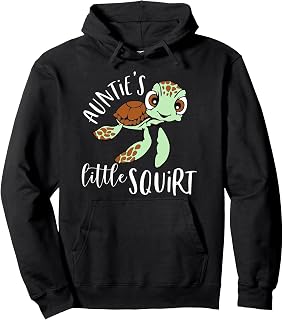 Auntie's Little Squirt Turtle Pregnancy Reveal Pullover Hoodie