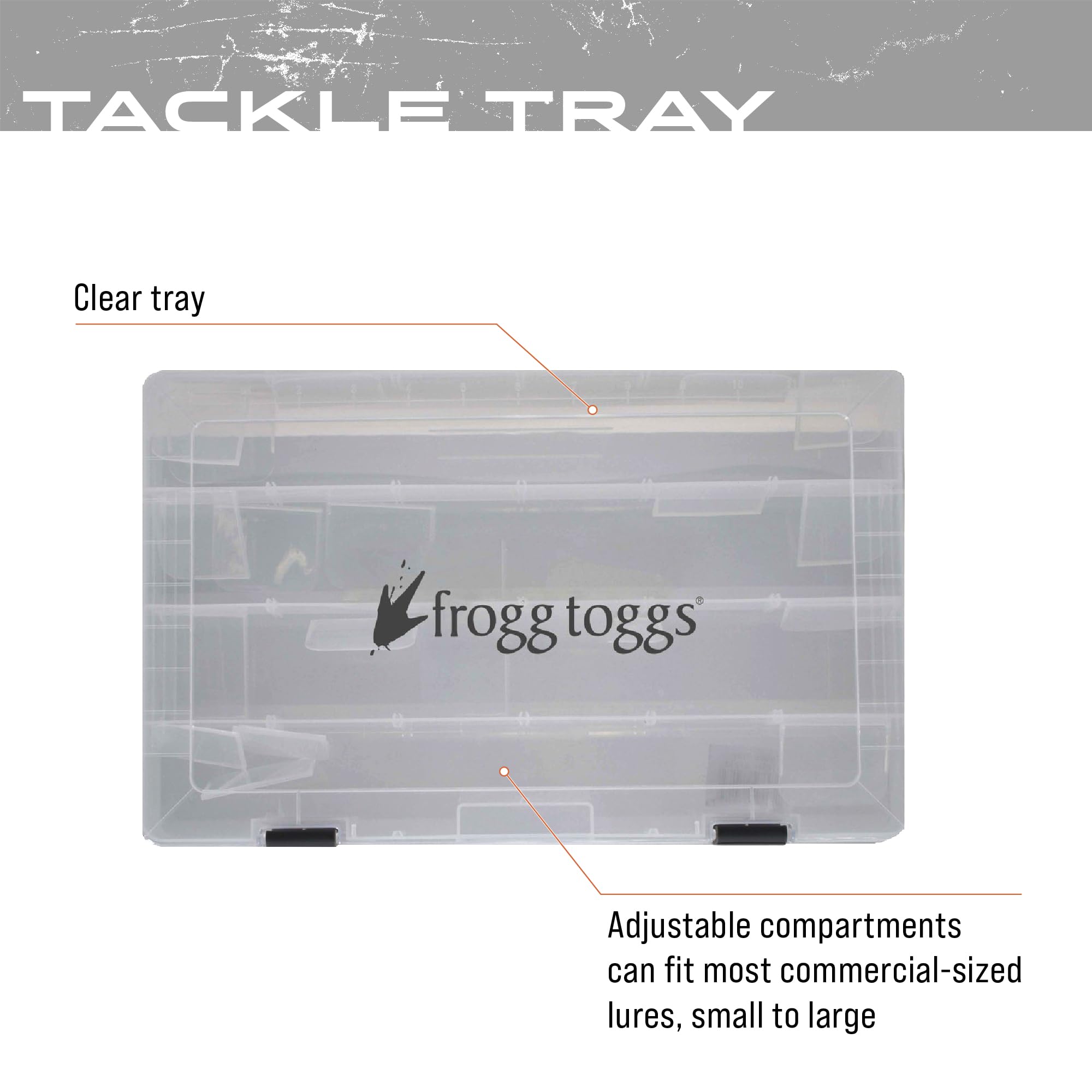 FROGG TOGGS 3700 Waterproof Tackle Tray, Tackle Storage, Dry Box