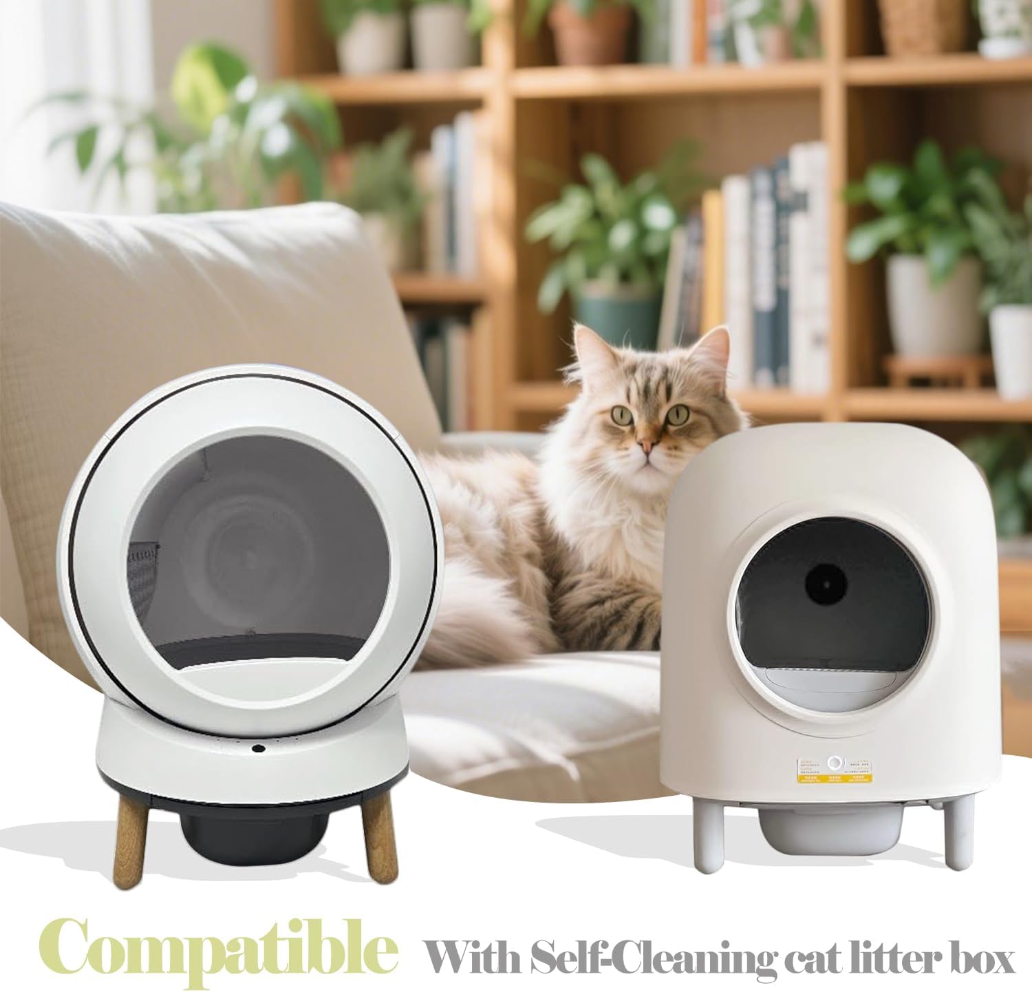 Deodorizer for PetSafe ScoopFree SmartSpin Self-Cleaning Cat Litter Box, Odor Control Compatible with HHOLOVE Self-Cleaning Cat Litter Box, Deodorizer Refill (6 Pack)