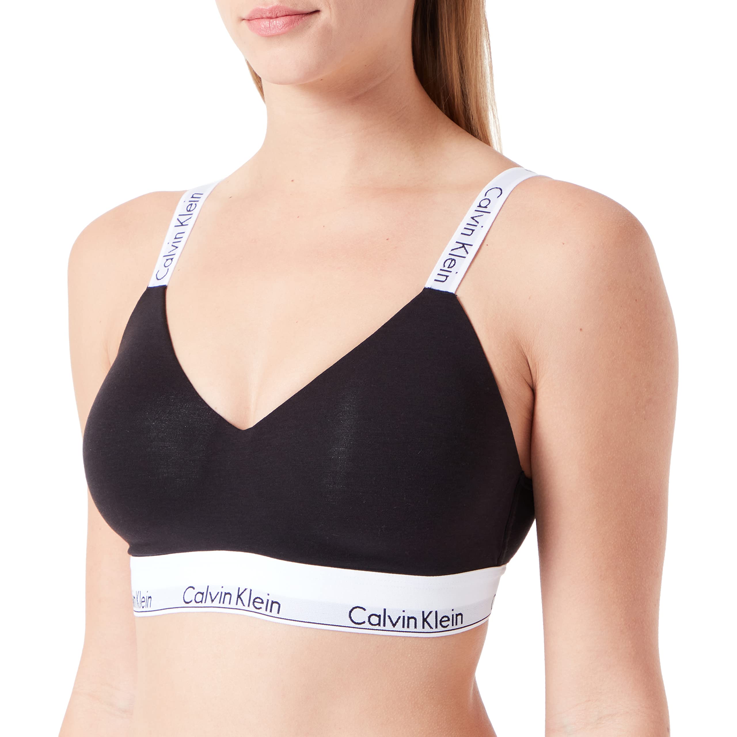 Calvin Klein Women Bralette Stretch, Black (Black), M