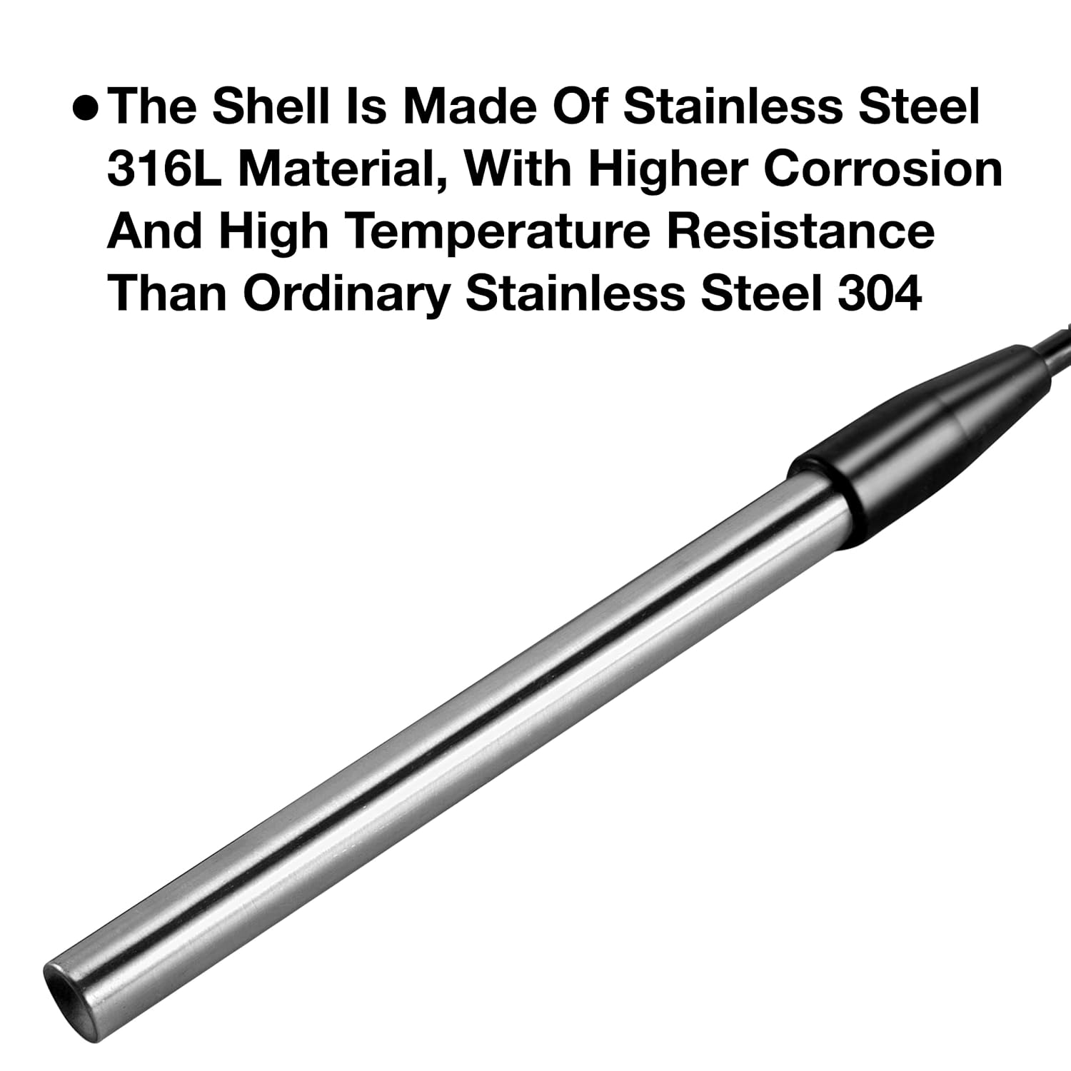 GRILLME 1000W Immersion Water Heater with Intelligent Temperature Controller,Fully Submersible Portable Electric Heater,5 Galons Bucket Heater,100% Waterproof,316L Shell,Easy and Convenient to Use - Image 6